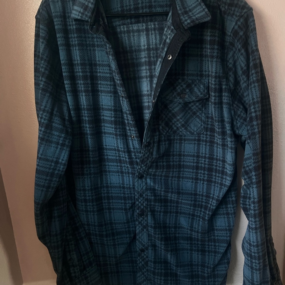 O’Neil Blue Plaid Button-Up Shirt